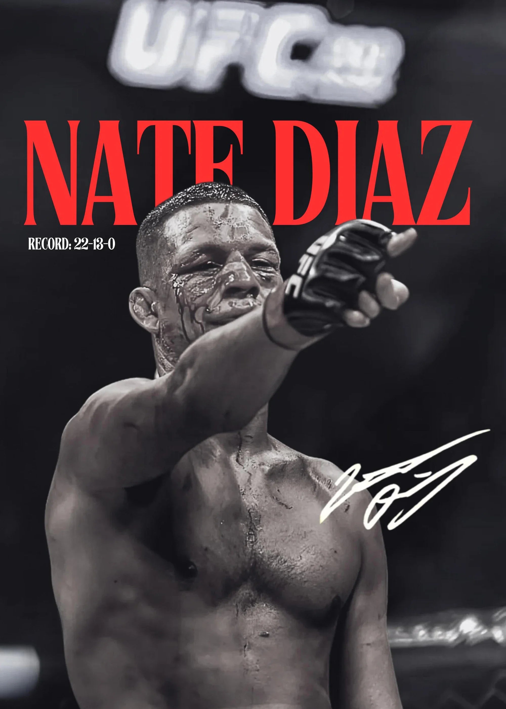 Ultimate Fighting Championship Poster UFC Mixed Martial Arts Unique Design Prints Canvas Wall Art Pictures Home Room Decoration