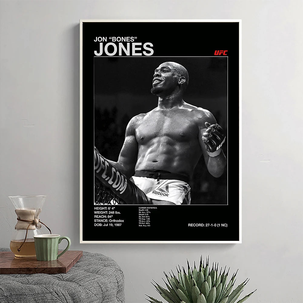 Retro Famous Boxing Legends Posters Fighting UFC Alex Pereira Picture Poster Canvas Print Painting Wall Decor Home Mural Cuadros