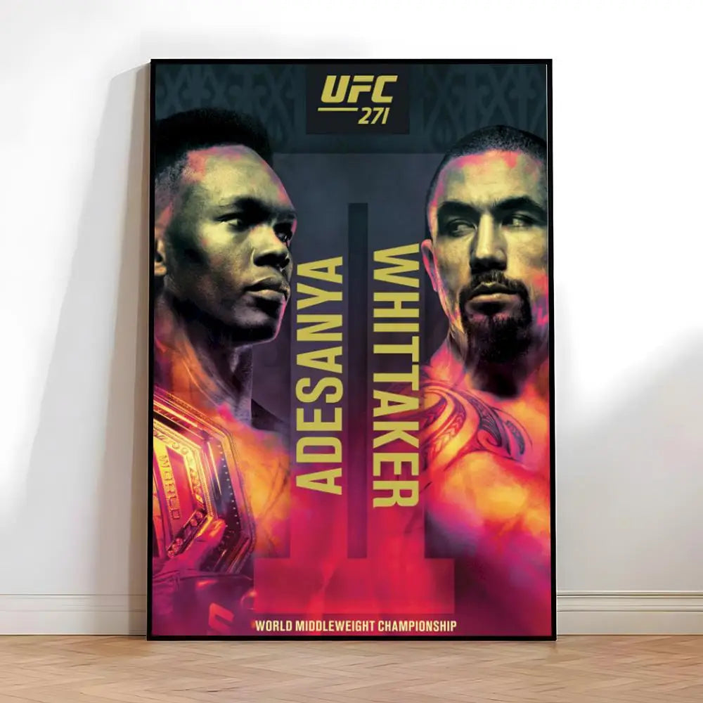Fighting Championship UFC Poster High-quality vintage prints & posters for home, bar, cafe, aesthetic wall art.